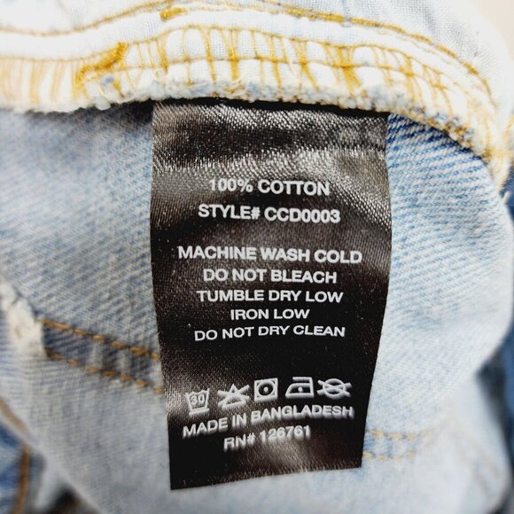 Love For Humanity Womens High-Rise Wide-Leg Jeans Pink Heart Accents Size 7/ 28 - Picture 13 of 15